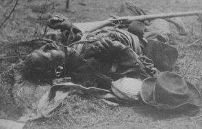 One of Ewell’s Corps as he lay on the field, after the battle of the 19th May, 1864.