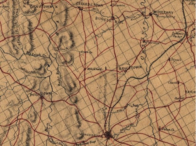 Map of VA and WVA