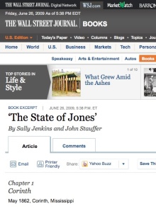 State of Jones on WSJ